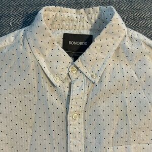 BONOBOS men’s short sleeve button-down